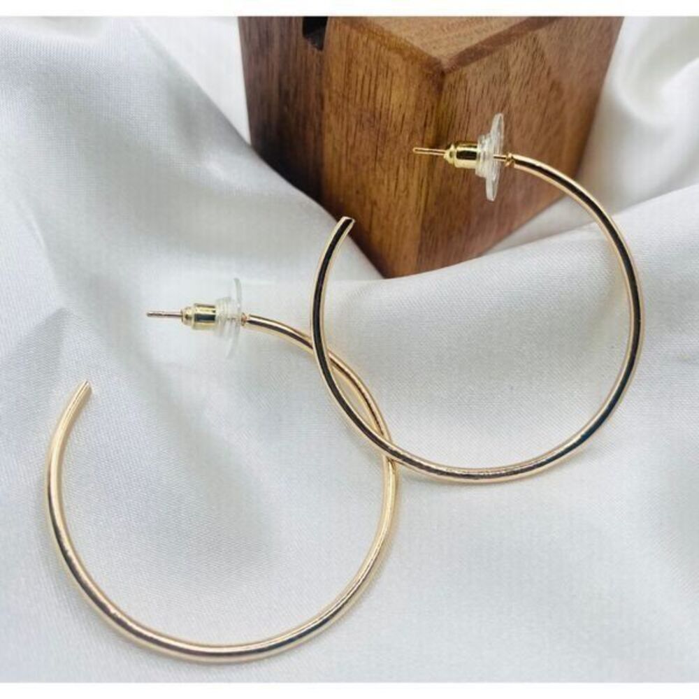 Gold Hoop Earrings - NWT Statement Jewelry